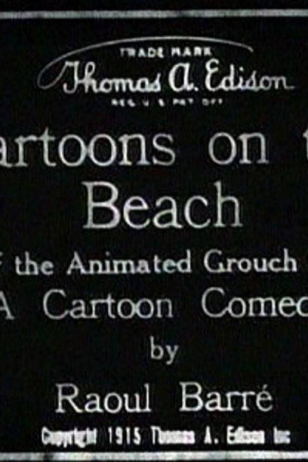 Cartoons on the Beach Poster